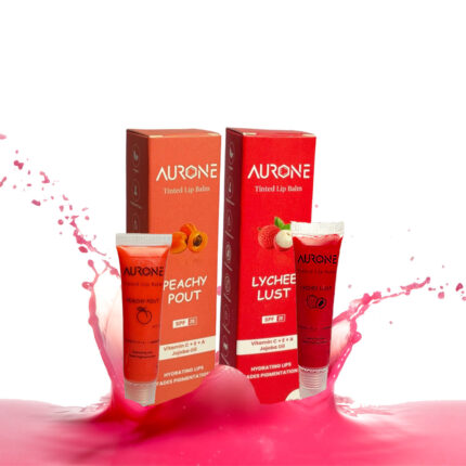 SPF 20 Lychee Lust & Peachy Pout Lip Balm with Vitamin C + E + A